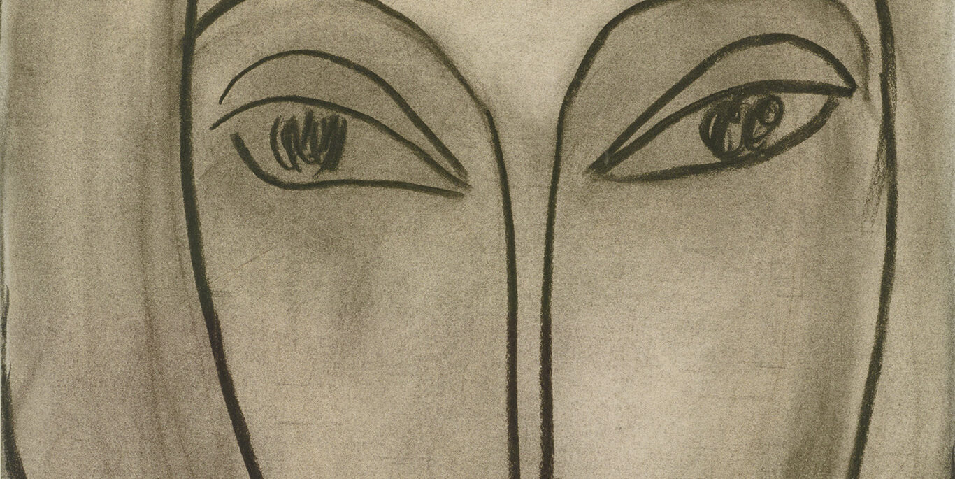 Bild von Matisse - schwarz zwei Gesicht