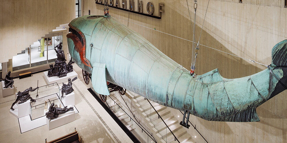 Wal Installation im Wien Museum